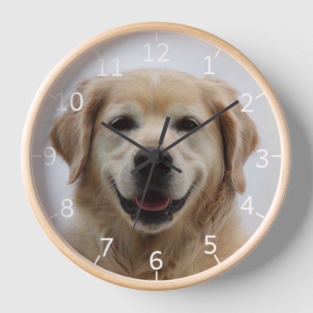 Créez votre propre horloge photo pour chien de com (Recto)