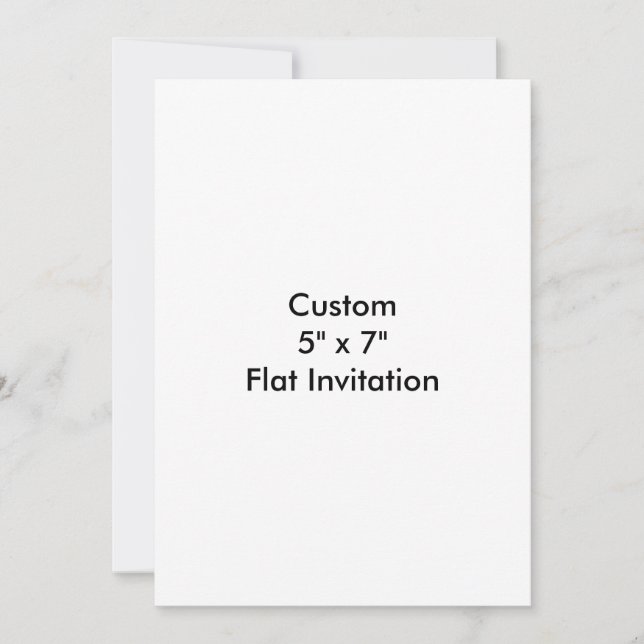 Créez Votre Propre Invitation 5" x 7" (Devant)