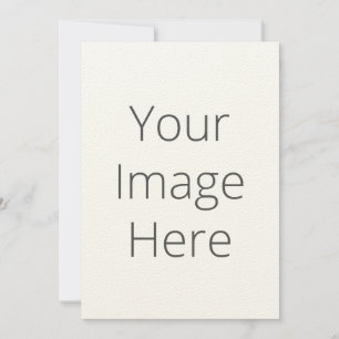 Créez votre propre invitation Artisan Felt Ecru 5"