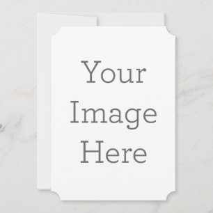 Créez votre propre invitation de billet 5" x 7"