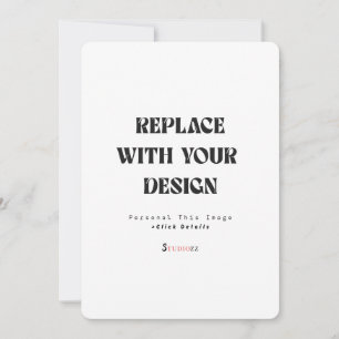 Créez votre propre invitation de mariage 5" x 7"