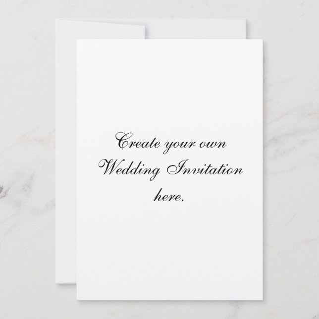 Créez votre propre invitation faite sur commande (Devant)