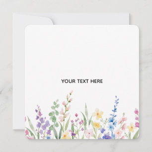 Créez Votre Propre Invitation Florale
