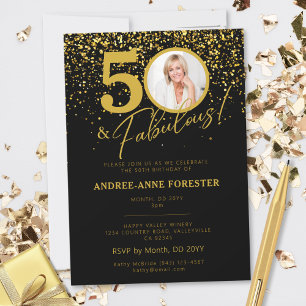 Créez Votre Propre Invitation Photo D'anniversaire