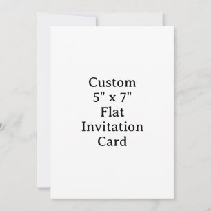Créez votre propre invitation plate personnalisée