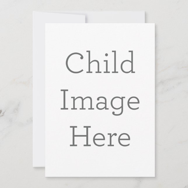 Créez votre propre invitation pour enfants (Devant)