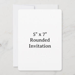 Créez votre propre invitation ronde 13 x 18 cm