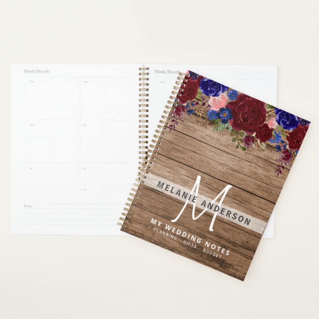 Créez votre propre Journal Planificateur de Mariag (Devant avec enveloppe)