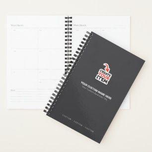Créez votre propre logo de livre de planificateur 