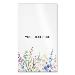 Créez Votre Propre Magnet de Carte de Visite Flora