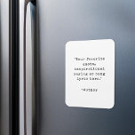 Créez votre propre Magnet de devis d'inspiration<br><div class="desc">Créez votre propre aimant de devis personnalisé. Ajoutez simplement votre citation inspirante préférée dans la typographie de machine à écrire vintage.</div>
