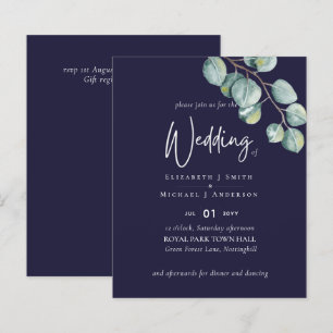 Créez votre propre Mariage Eucalyptus de marée bla