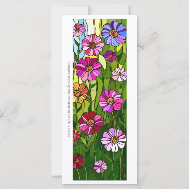 Créez votre propre marque-page avec des fleurs sau (Devant)