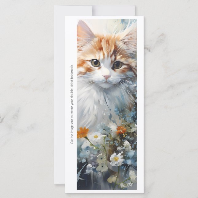 Créez votre propre marque-page en forme de chaton  (Devant)