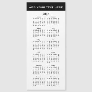 Créez votre propre Modèle de calendrier 2015