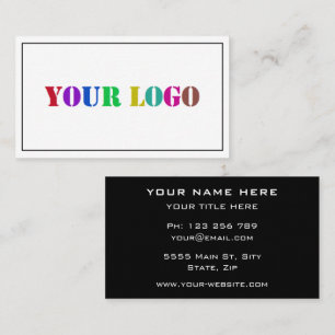 Créez votre propre modèle de carte de visite promo