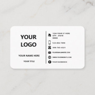 Créez votre propre modèle de carte de visite promo