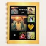 Créez votre propre monogramme de collage photo de<br><div class="desc">Créez votre propre collage photo de famille, monogrammed unique Planner. Ajoutez vos propres photos personnelles, texte, citations, monogramme et nom pour personnaliser.</div>