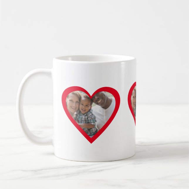 Créez Votre Propre Mug à Café avec Collage de 3 Ph (Gauche)