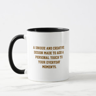 Créez votre propre mug à café bicolore de 11oz