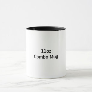 Créez votre propre mug à café bicolore de 11oz