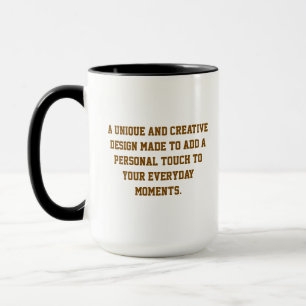 Créez votre propre mug à café bicolore de 450ml