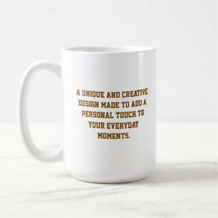 Créez Votre Propre Mug à Café de 15oz