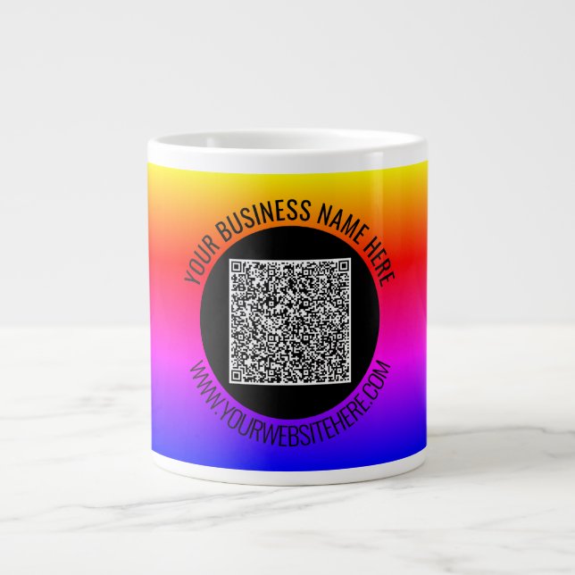 Créez Votre Propre Mug Cadeau d'Affaires à Code QR (Devant)