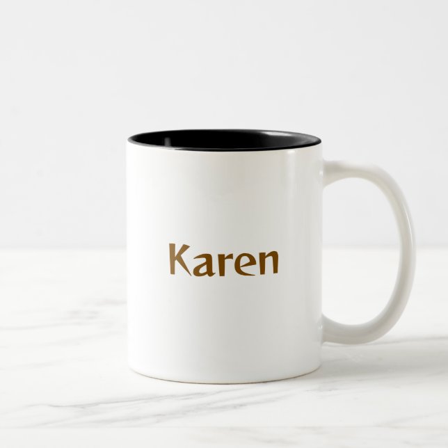 Créez Votre Propre Mug Café 11oz Deux Tons (Droit)