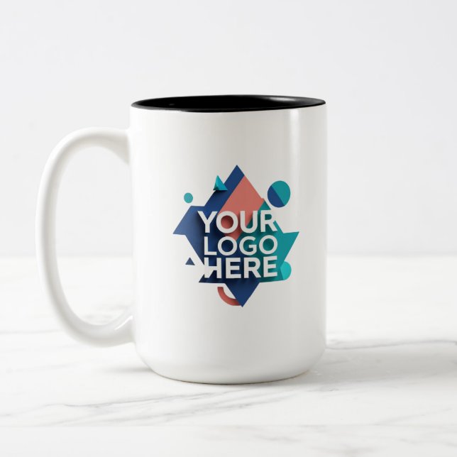 Créez Votre Propre Mug Café 15oz Deux Tons (Gauche)