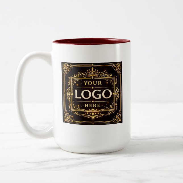 Créez Votre Propre Mug Café 15oz Deux Tons (Gauche)