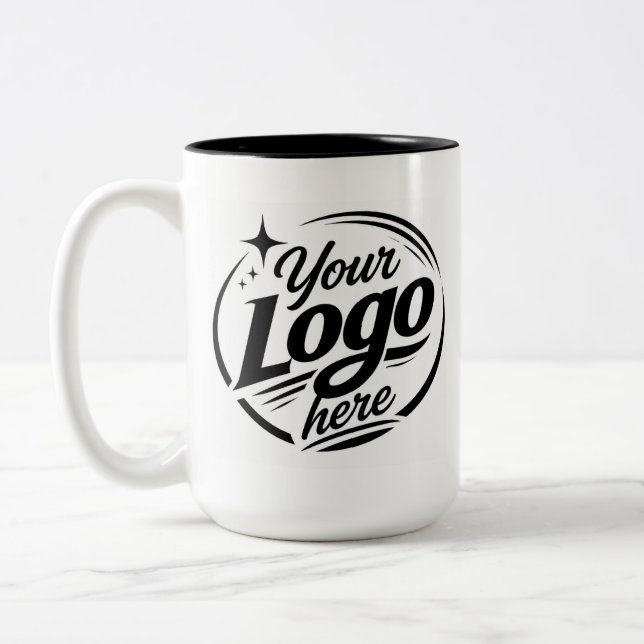 Créez Votre Propre Mug Café 15oz Deux Tons (Gauche)