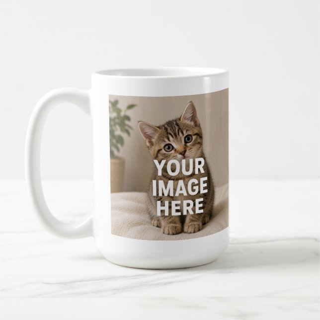 Créez Votre Propre Mug Café 15oz Deux Tons (Gauche)
