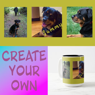 Créez Votre Propre Mug Café Cadeau 3-Photos