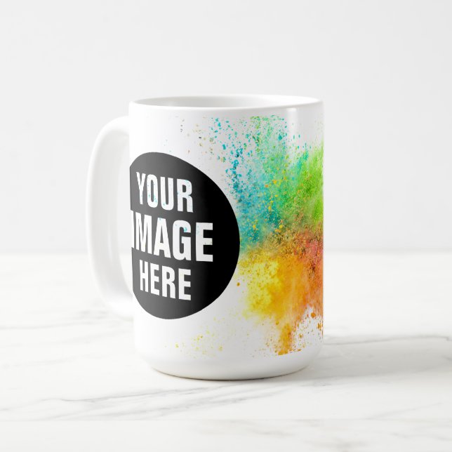 Créez votre propre Mug classique 15oz (Devant gauche)