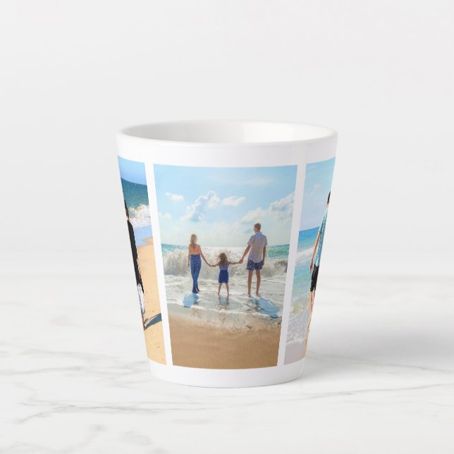 Créez votre propre mug de latte avec un collage de (Devant)