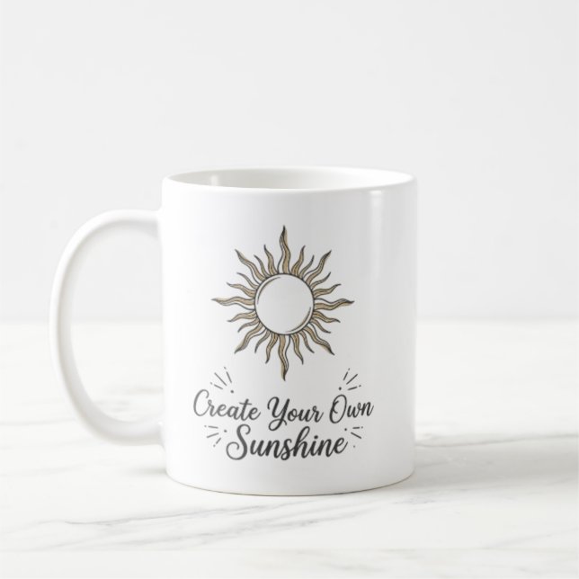 Créez Votre Propre Mug Soleil Bohème (Gauche)