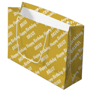 Créez votre propre nom Anniversaire Grand sac cad