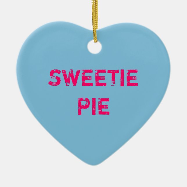 Créez votre propre ornement cardiaque de conversat (Devant)