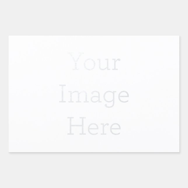 48,3 cm x 73,7 cm Feuilles de papier cadeau dorées, Semi-brillant, Argentée foil (Devant)