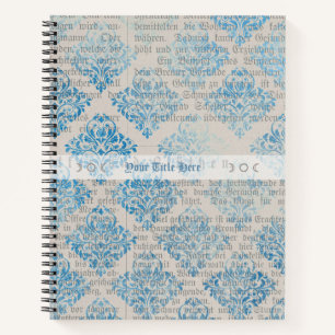 Créez votre propre papier journal à motif damassé