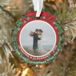 Créez votre propre photo de Noël ensemble<br><div class="desc">Créez votre propre ornement photo First Christmas Together. Très bon souvenir de Noël. Ajoutez vos propres photos,  votre texte,  vos noms et votre année.</div>