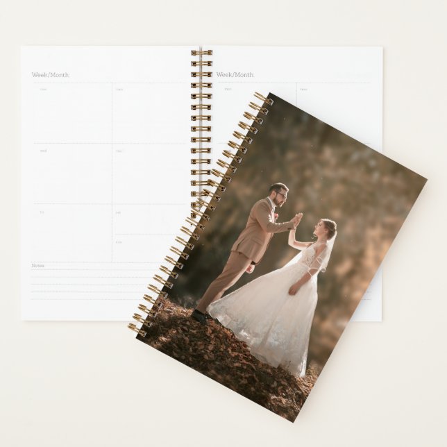 Créez votre propre planner photo | Planner personn (Devant avec enveloppe)