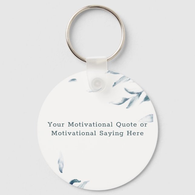 Créez votre propre porte-clés de citation inspiran (Recto)
