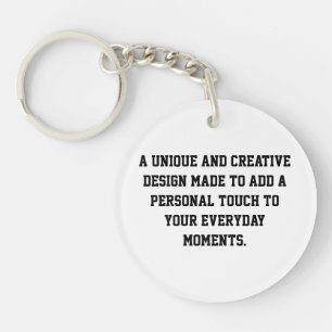 Créez votre propre porte-clés en acrylique en form