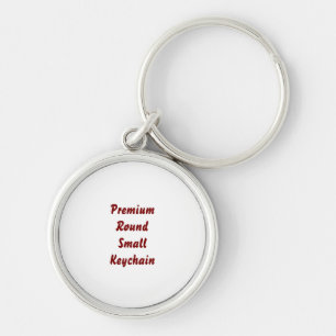 Créez Votre Propre Porte-Clés Rond Petit De Luxe