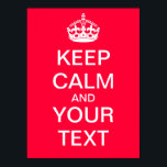 Créez Votre Propre Poster "Keep Calm & Carry On" !<br><div class="desc">Créez votre propre affiche "Keep Calm and Carry On" sur un arrière - plan rose chaud ! Allez-y et remplissez votre propre texte dans les cases fournies, et n'hésitez pas à customiser comme vous le souhaitez (couleur arrière - plan, ajouter des images, etc). Idéal pour les enseignants - faites une...</div>
