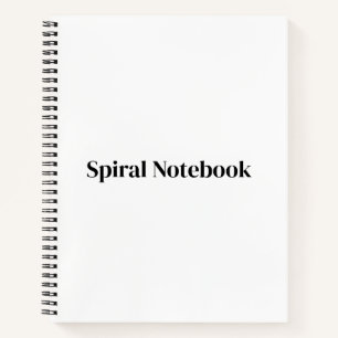 Créez votre propre Premium Cahier à spirale 21,5