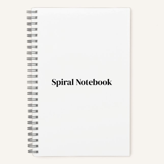 Créez votre propre premium | Cahier à spirale 5.5" (Recto)
