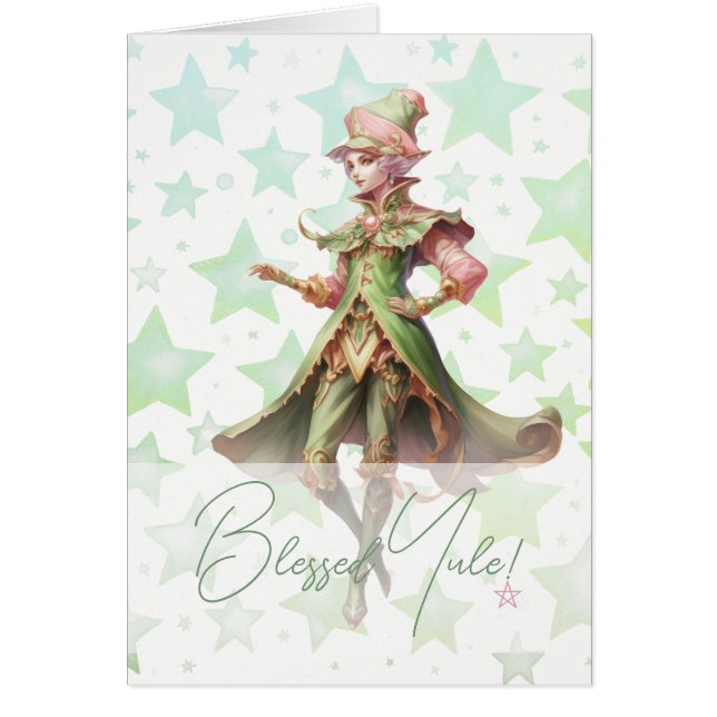 Créez Votre Propre Prince Elf de Danse d'Hiver (Devant)